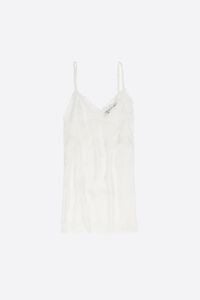 Langes Lingerie-Top Elfenbein