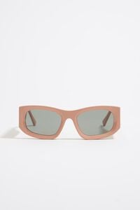 Gafas de sol rectangulares rosas