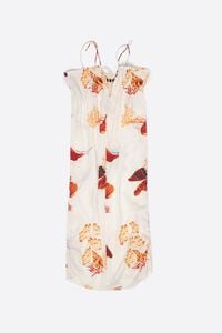Vestido midi tirantes ajustables Tortuga naranja
