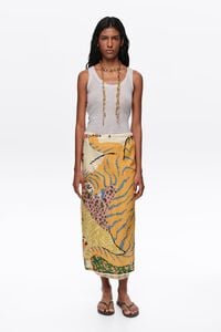 Saia pareo li&ntilde;o patchwork Wild