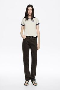 SLIM FIT - Pantalón denim ajustado marrón oscuro