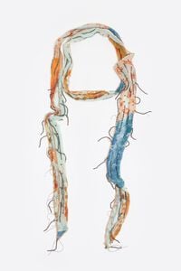 Pa&ntilde;uelo patchwork naranja