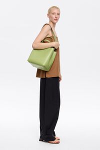 Bolso Chihuahua grande piel verde manzana