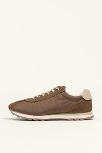 Deportiva retro 13 18 verde militar