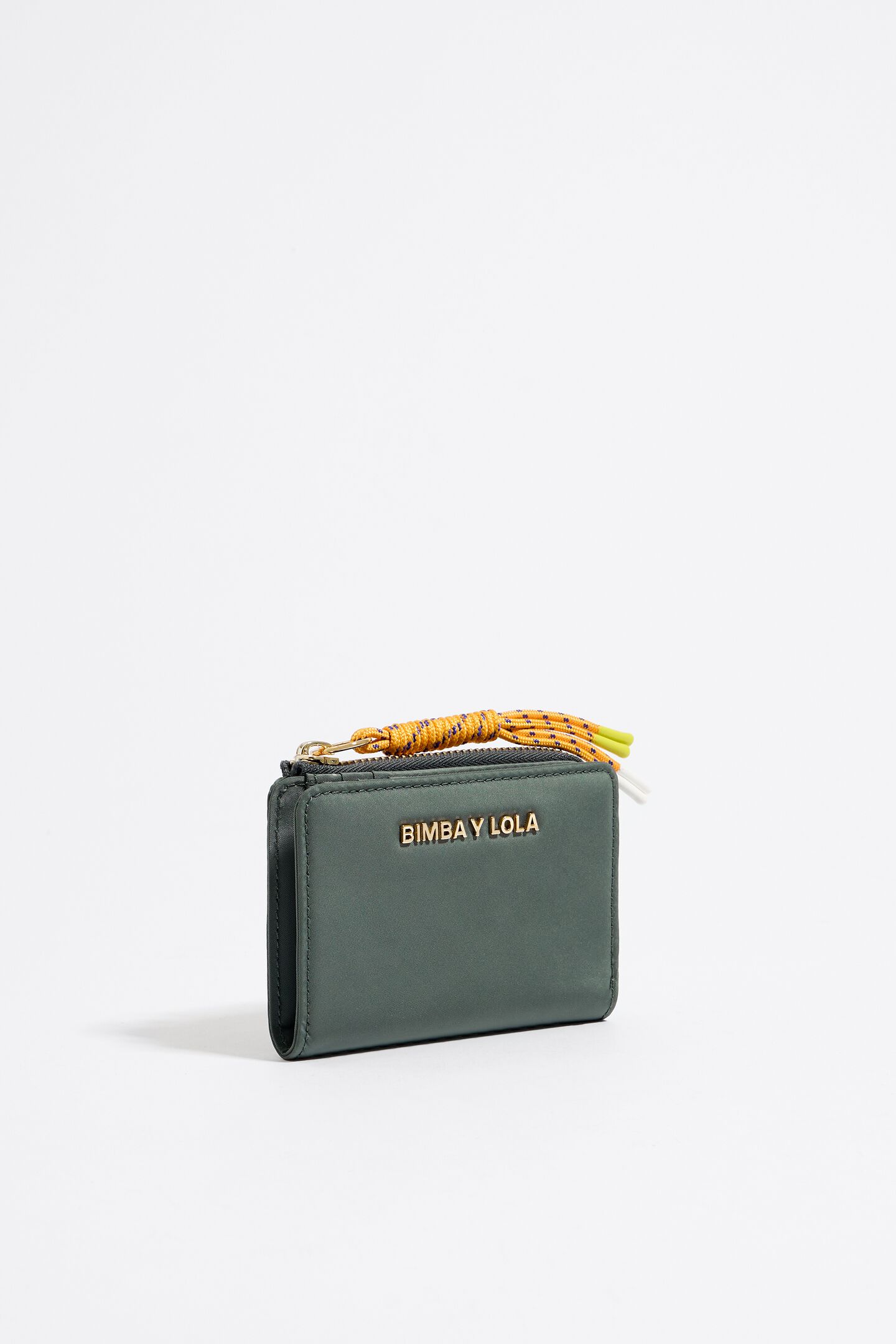 Shop bimba & lola Green padded nylon mini bag (232BBI806.11502) by