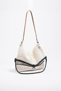 Medium white paper shoulder bag