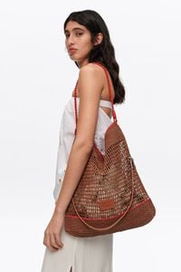 Medium oak paper shoulder bag