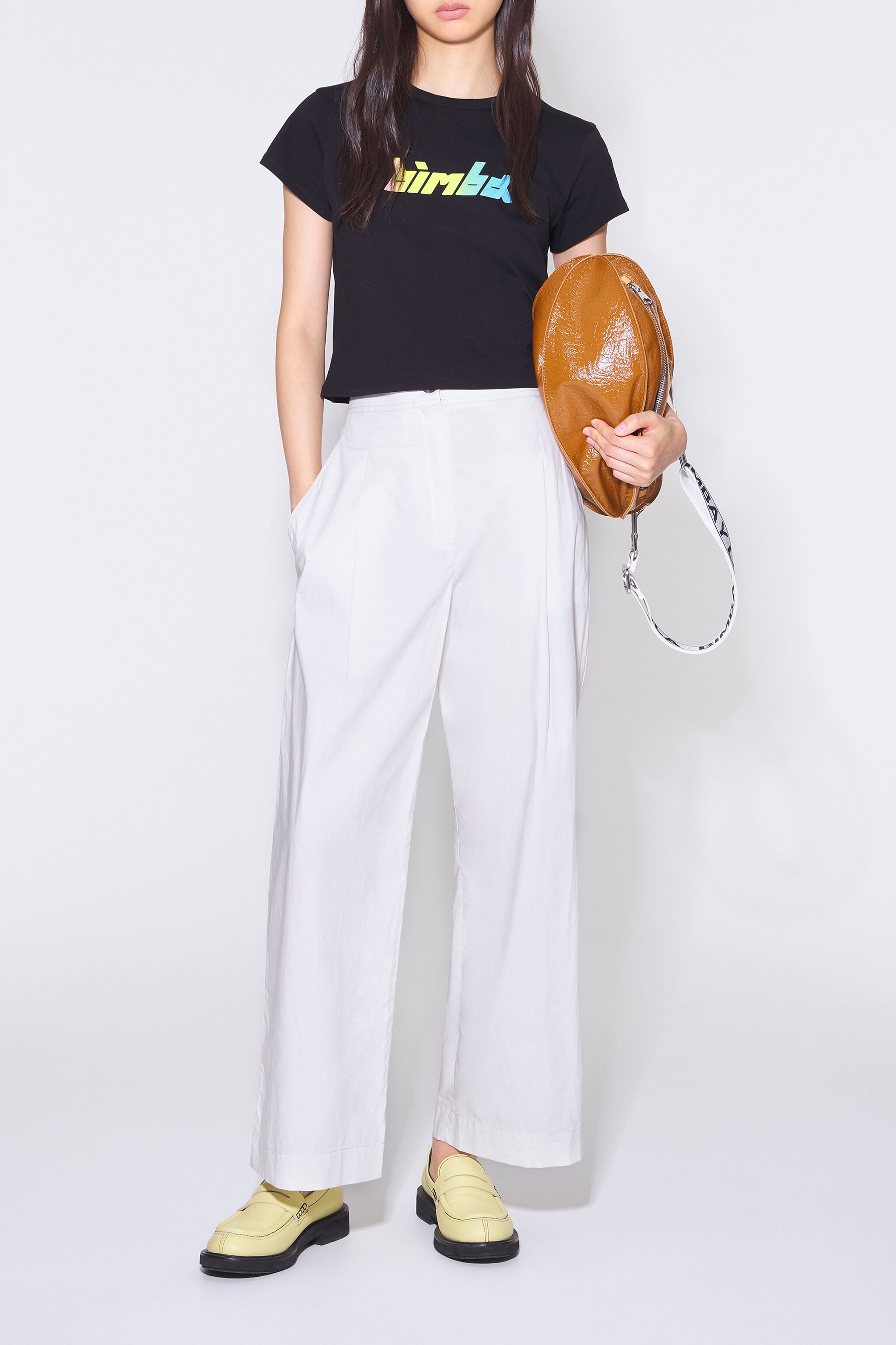 Gray culottes