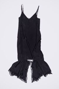 Vestido lencero negro