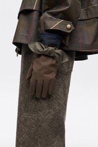 Cotton patchwork gloves