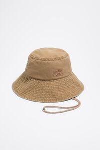 Pucho algod&oacute;n lavado cor camel