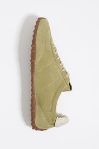 Green split leather 13 29 sneaker