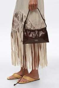 Bolso mini piel moca
