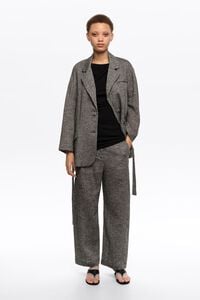 Jaqueta sastre cot&oacute; lli gris