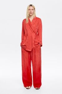 Pantal&oacute;n jogger fluido rojo