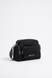 Medium black nylon Pocket crossbody bag