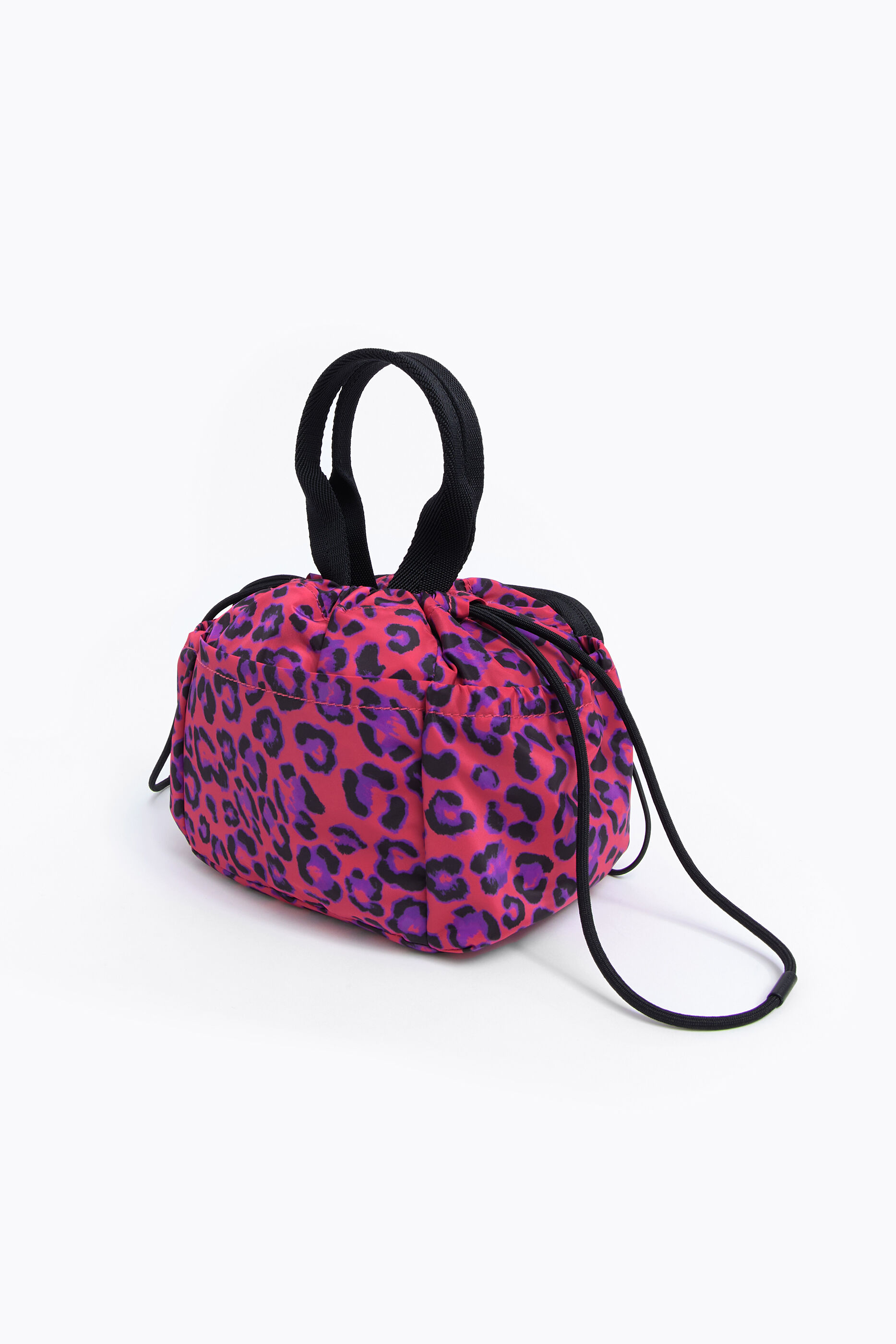 red leopard print bag