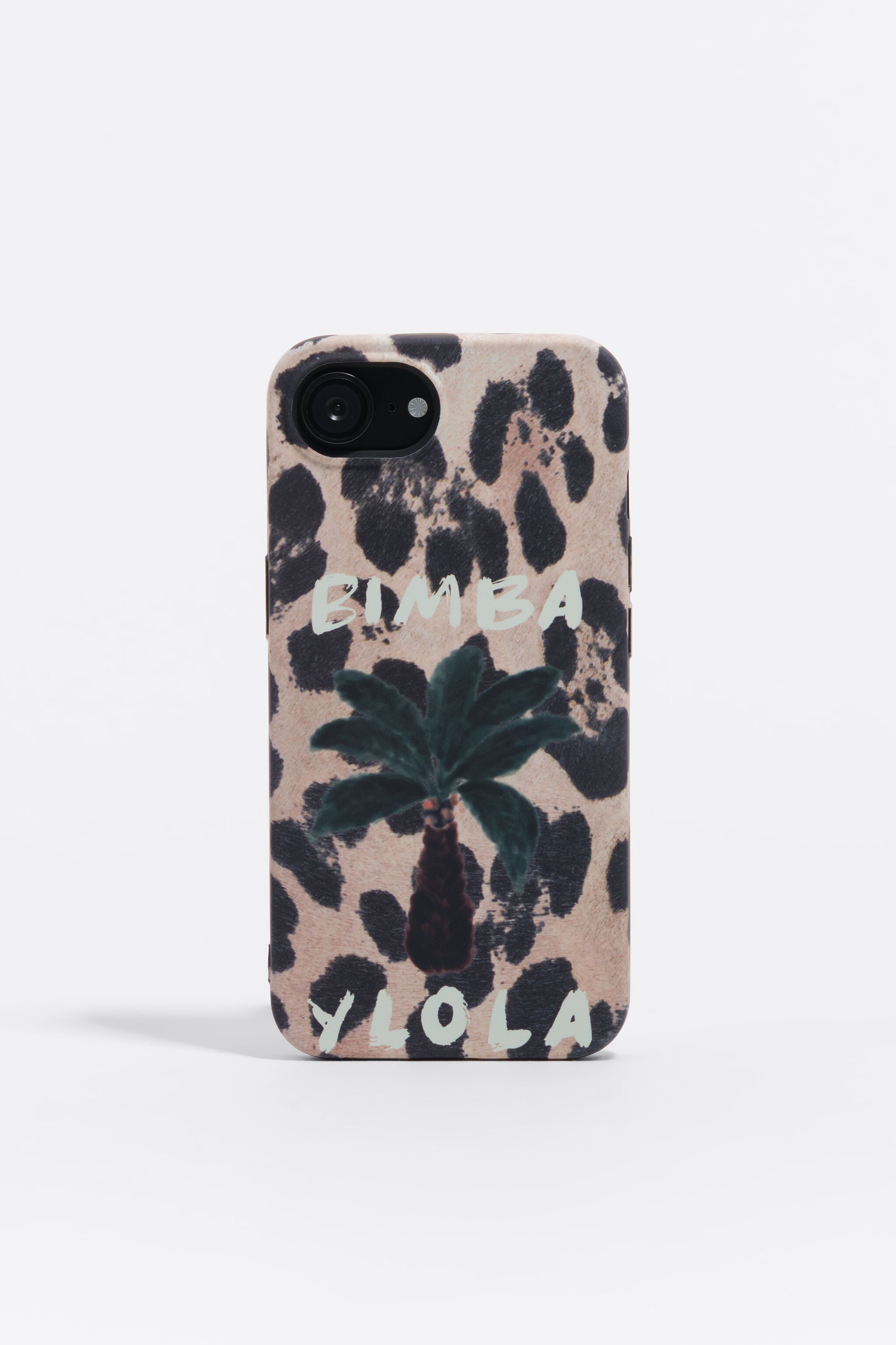 Iphone16e 本体　ボスbaby iPhone 16 e beige palm tree rigid case