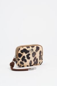 Monedero nylon Leopard natural