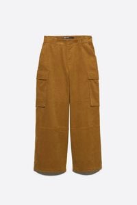 Caramel cargo trousers