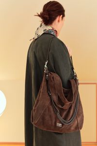 Bolso Paper grande serraje caf&eacute;