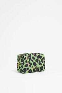 Neceser peque&ntilde;o nylon Leopard verde