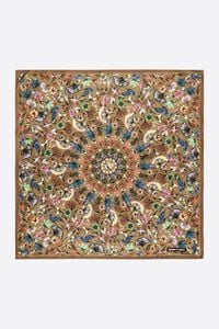 Bronze autumnal kaleidoscope scarf