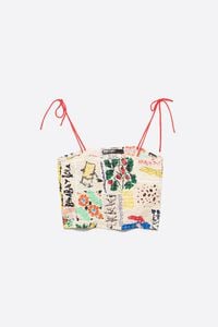 Top tirantes fruncido Patchwork summer