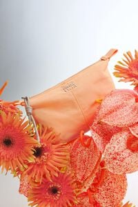 Neceser Trapecio grande nylon naranja sorbete