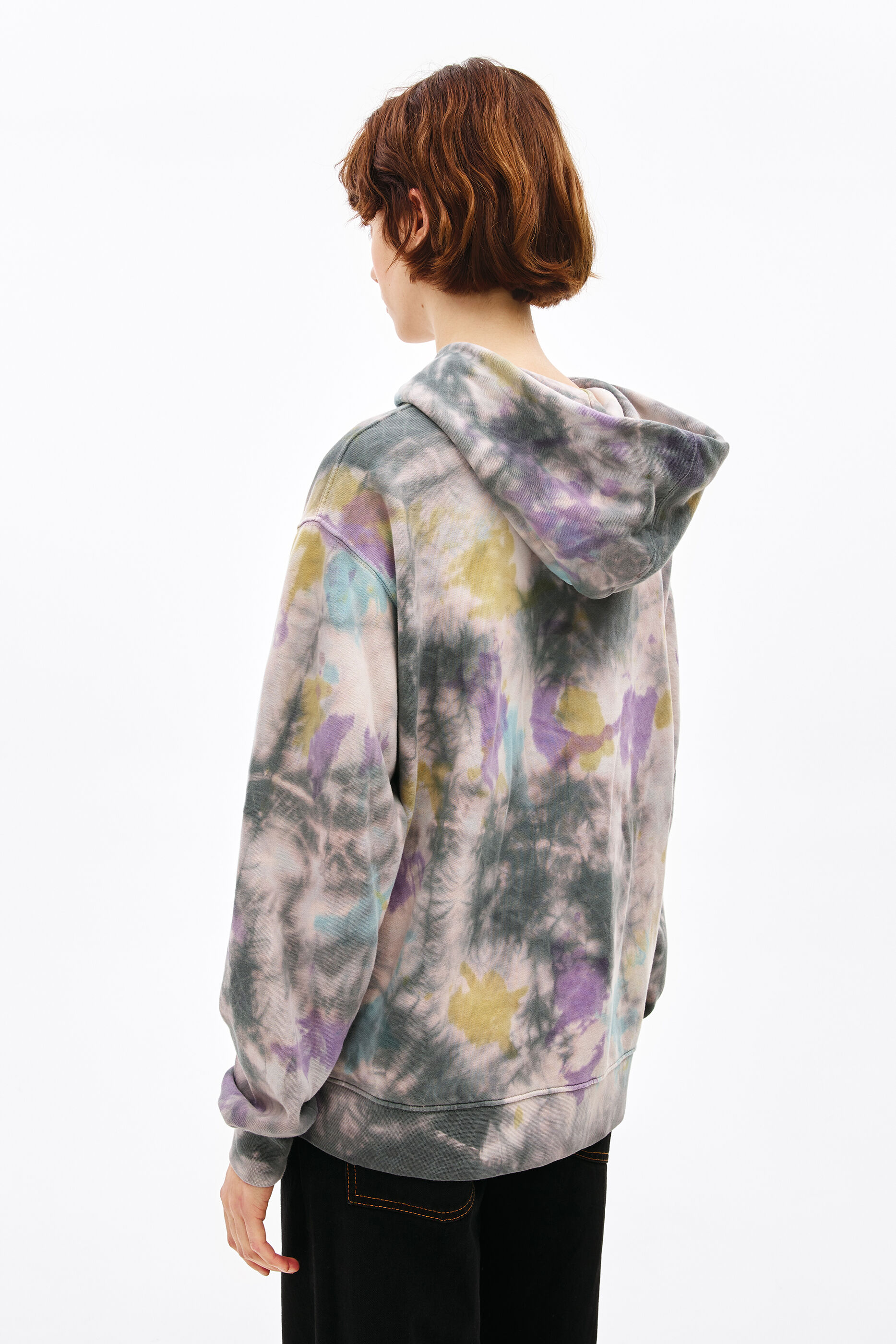 grey tie dye sweatshirt