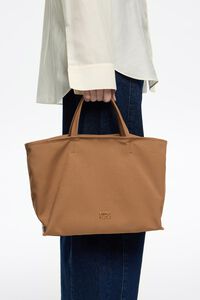 Bolso shopper Chihuahua mediano gabardina canela