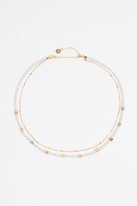 Multicolor Dice logo necklace