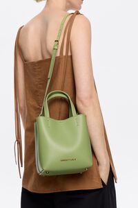 Bolso Chihuahua pequeño piel verde manzana
