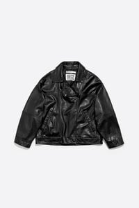 Blouson cuir noir