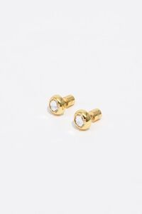 Pendientes cristal dorado
