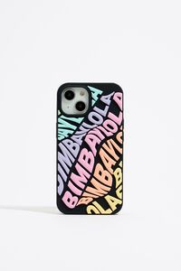 Funda iPhone 15 silicona logo multicolor