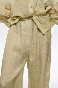 Olive mini Dots jogger trousers