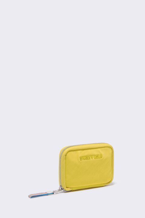 Cartera ovalada amarilla