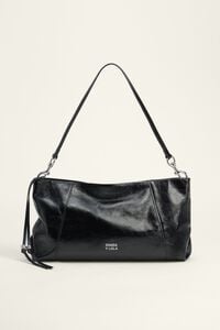 Bolso sobre grande piel negro