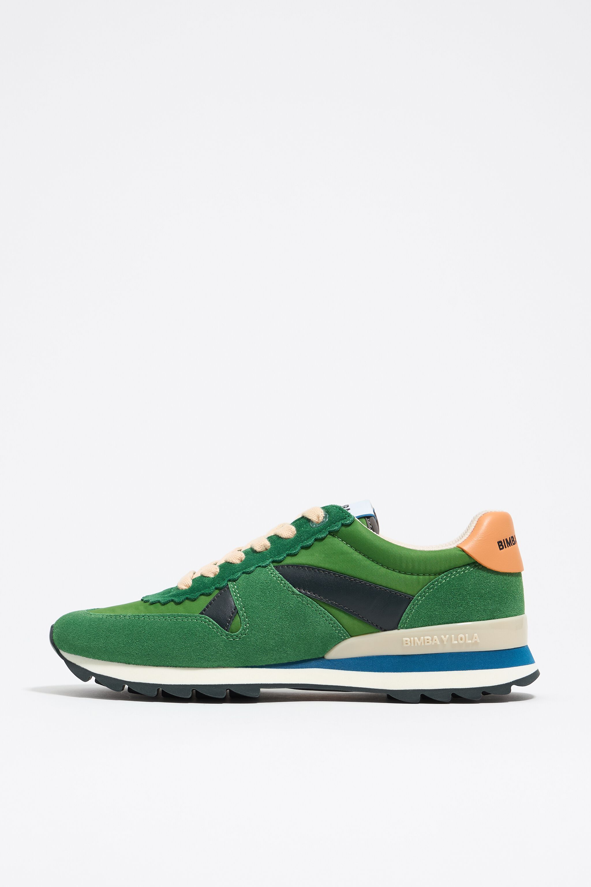 靴 bululu- Green 13 19 technical sneaker