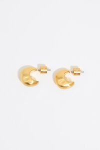 Pendientes textura dorado mates