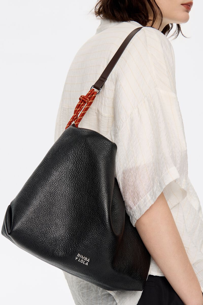 Bolsos Bandolera Bimba Bolso Tote Trenzado Bimba Y Lola Bolsos