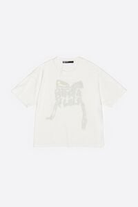 Ivory logo tie T-shirt