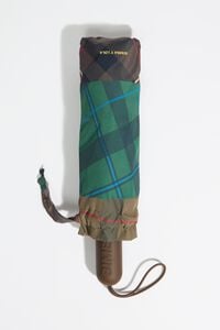Checked patchwork umbrella