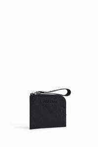 Porte-monnaie nylon noir