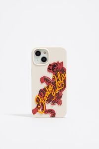 Funda iPhone 15 silicona tigre