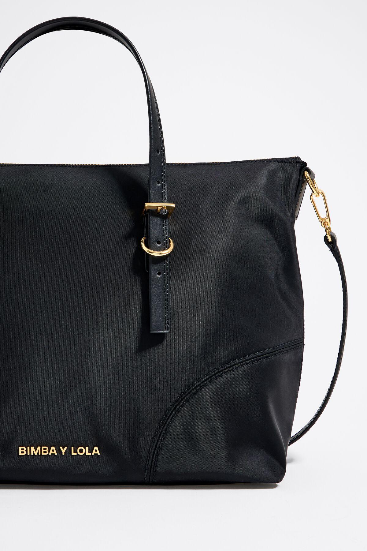 Bimba Y Lola bolso shopper de nailon negro accesorios X04B130 [X04B130] :  Creatividad audaz - Bimba Y Lola Peru, Bimba Y Lola bolsos inspirarse en  diversas influencias artísticas y colores vibrantes y
