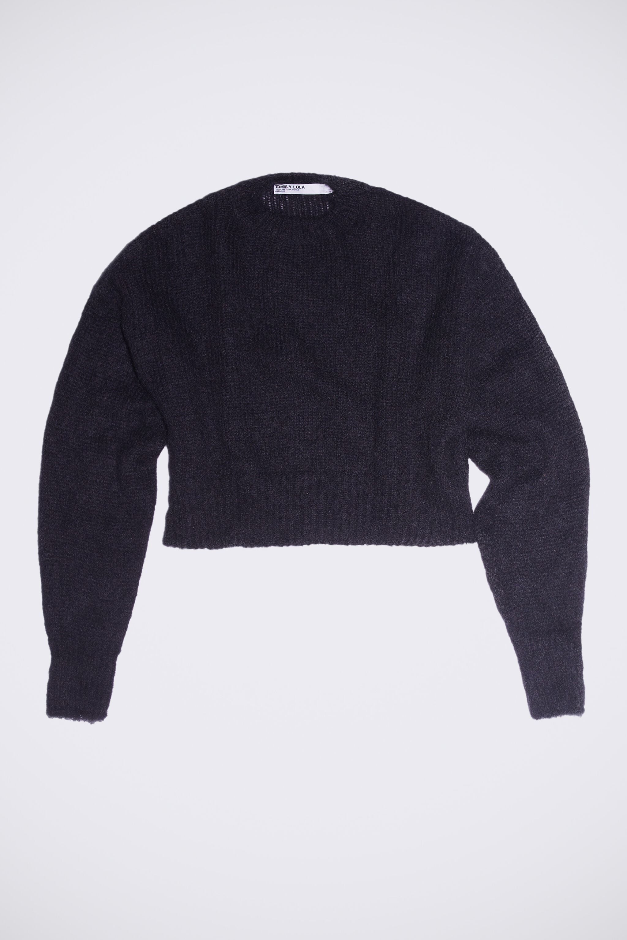 Black mohair sweater
