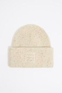 Gorro punto marfil