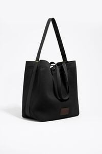 Bolso shopper Flyknit grande negro